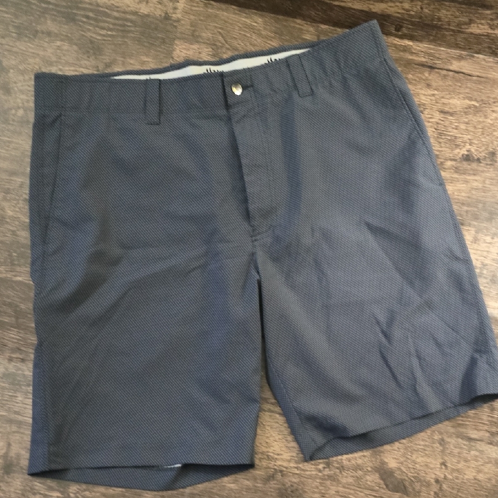 CALLAWAY Men's Navy Flat Front‎ Shorts 9" SZ 36